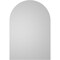 Ekena Millwork Round Top Surface Mount PVC Gable Vent w/ 2"W x 1-1/2"P Brickmould Frame, 22"W x 32"H GVPRT22X3202SN - alternate 5